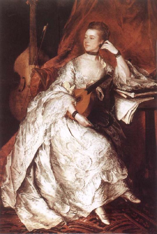 Thomas Gainsborough Miss Ann Ford oil painting image